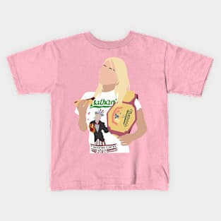 miki the queen of hot dog Kids T-Shirt